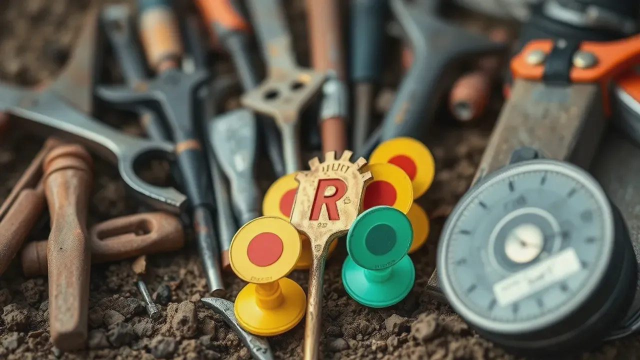 Tools and site markers used in business consultancy